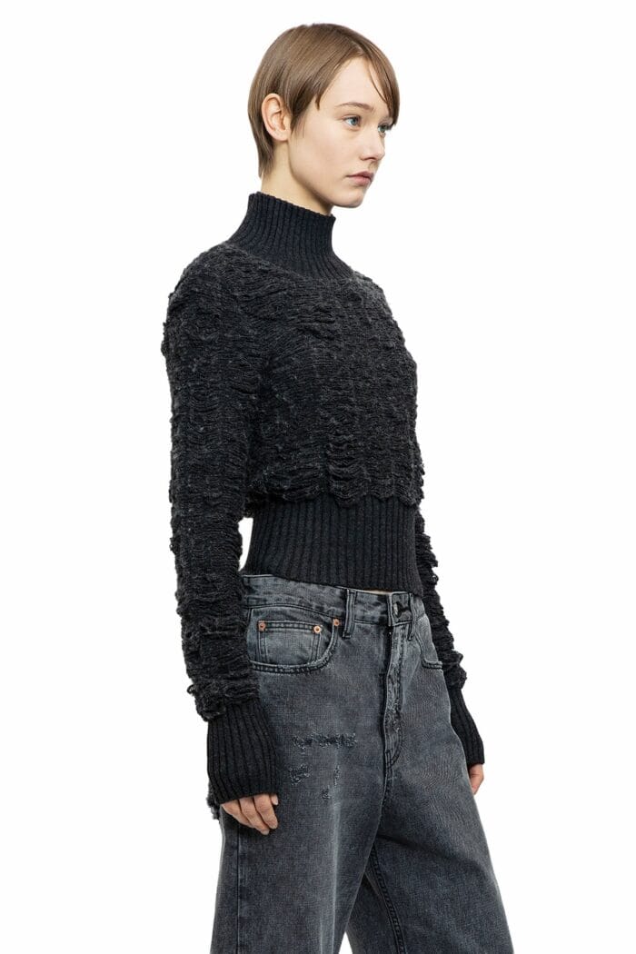 MM6 MAISON MARGIELA Textured Turtleneck Sweater