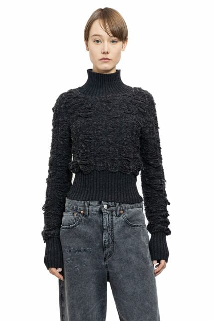 MM6 MAISON MARGIELA Textured Turtleneck Sweater