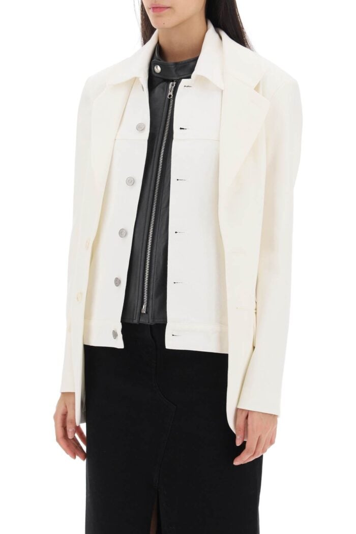 MM6 MAISON MARGIELA Trompe L'oeil Layered Blazer