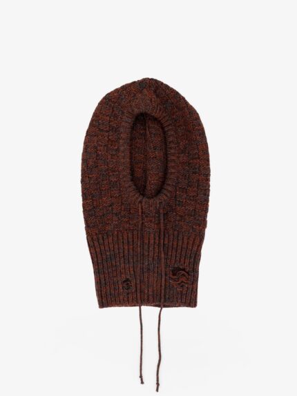 MM6 MAISON MARGIELA Wool Blend Balaclava With Distressed Effect