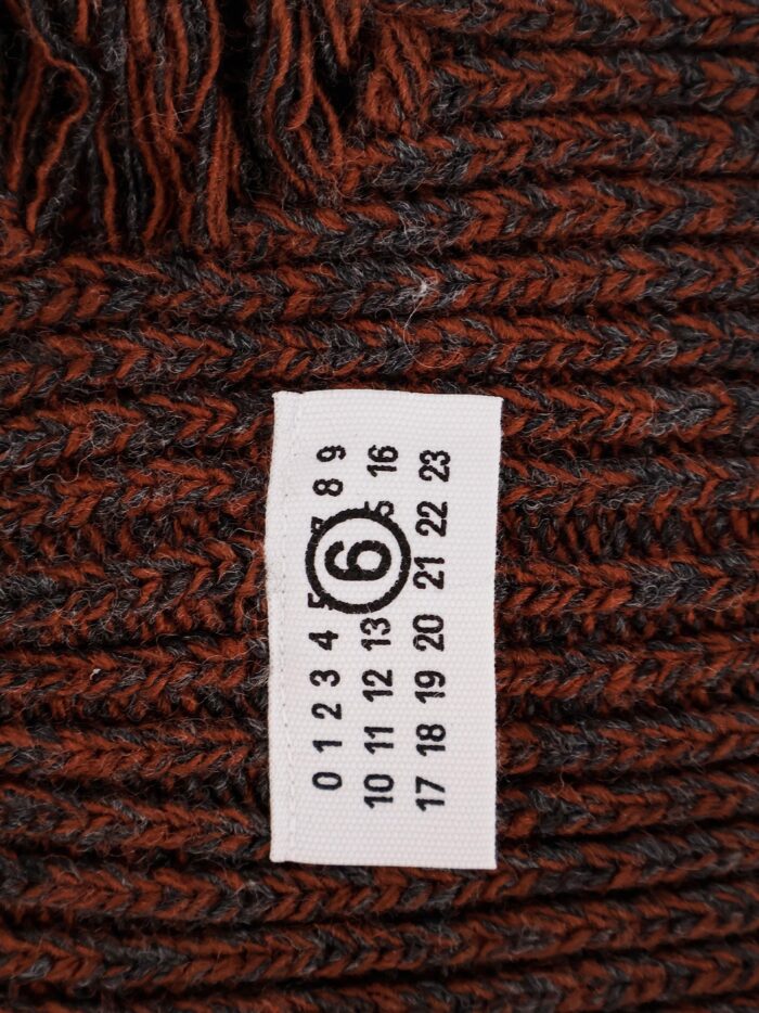 MM6 MAISON MARGIELA Wool Blend Balaclava With Distressed Effect