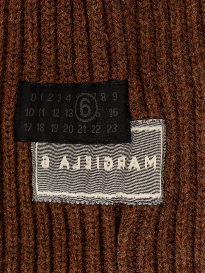 MM6 MAISON MARGIELA Wool Blend Balaclava With Distressed Effect