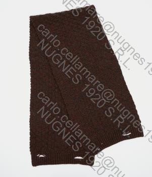 MM6 MAISON MARGIELA Wool Blend Scarf With Distressed Effect