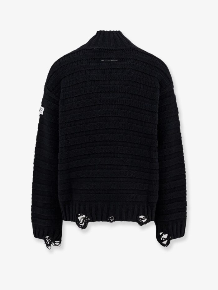 MM6 MAISON MARGIELA Wool Blend Sweater With Distressed Effect