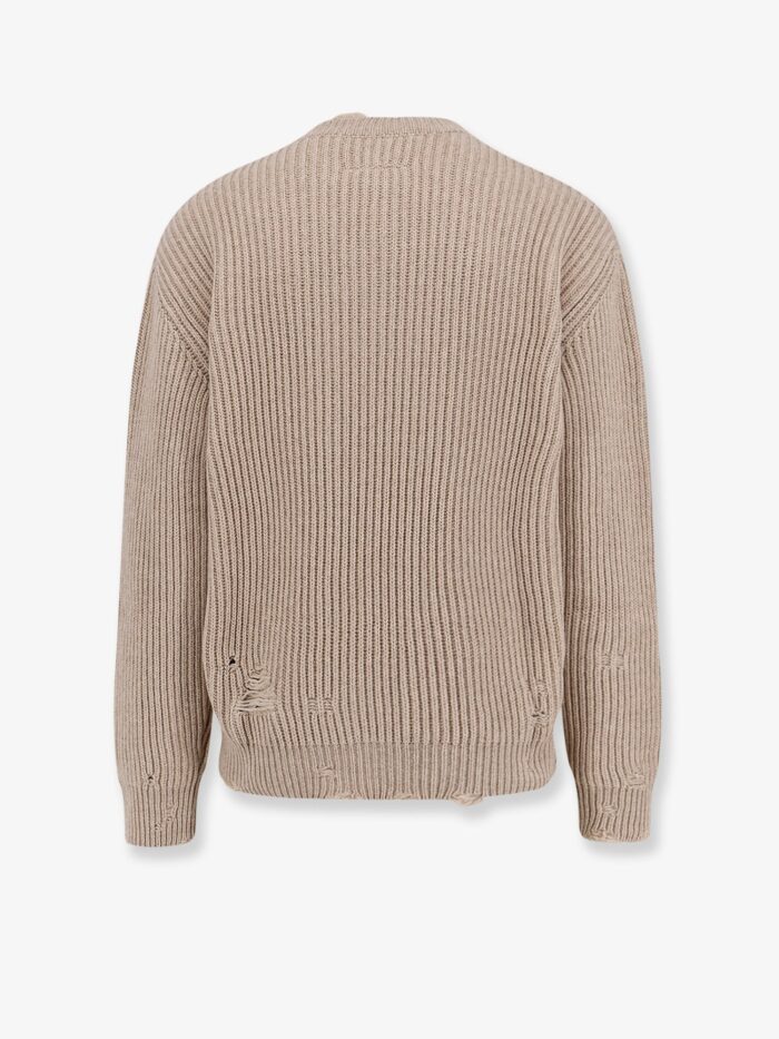 MM6 MAISON MARGIELA Wool Blend Sweater With Distressed Effect