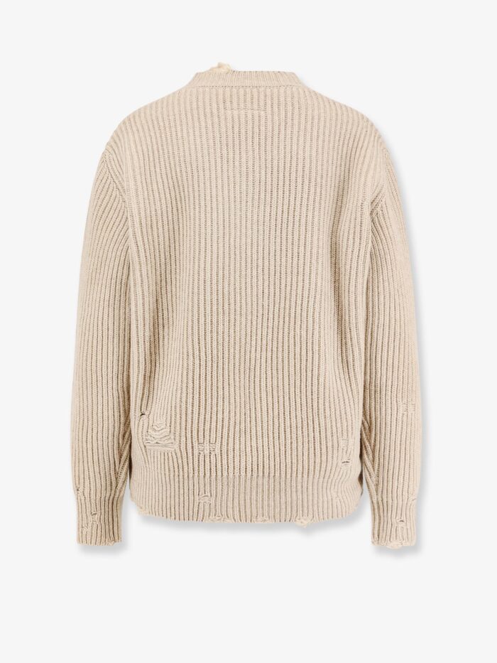 MM6 MAISON MARGIELA Wool Blend Sweater With Distressed Effect