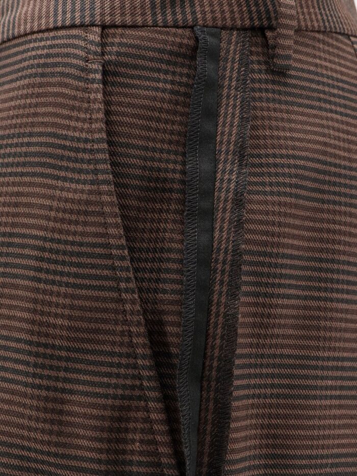 MM6 MAISON MARGIELA Wool Blend Trousers With Raw-cut Edges