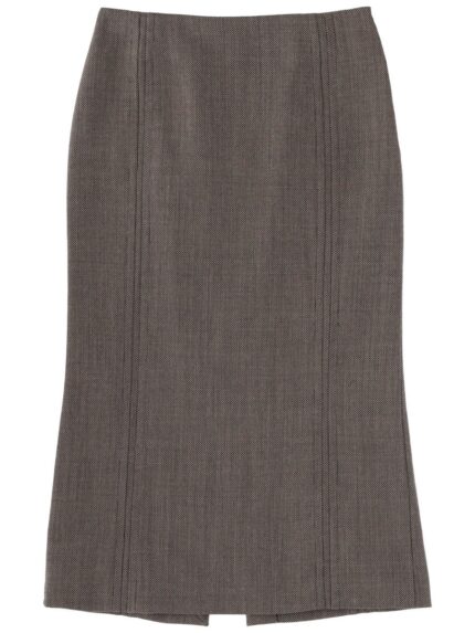 MM6 MAISON MARGIELA WOOL MIDI SKIRT