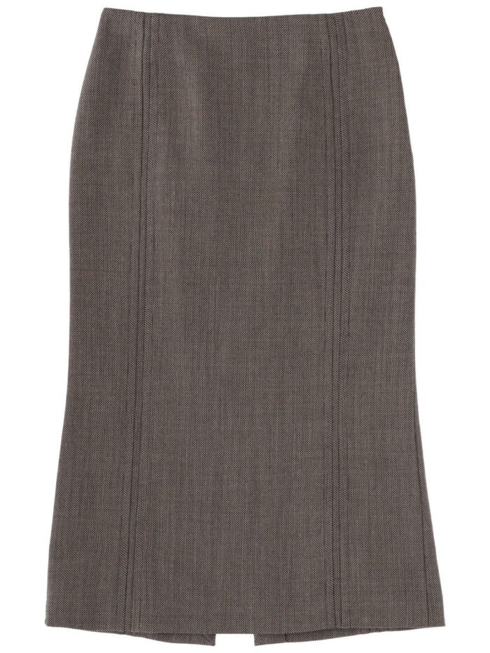 MM6 MAISON MARGIELA WOOL MIDI SKIRT