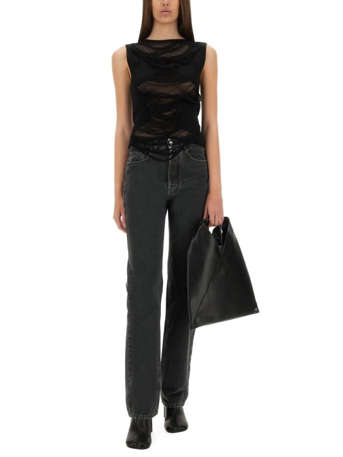 MM6 MAISON MARGIELA WORN EFFECT TOP