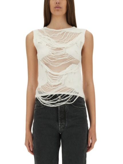 MM6 MAISON MARGIELA WORN EFFECT TOP