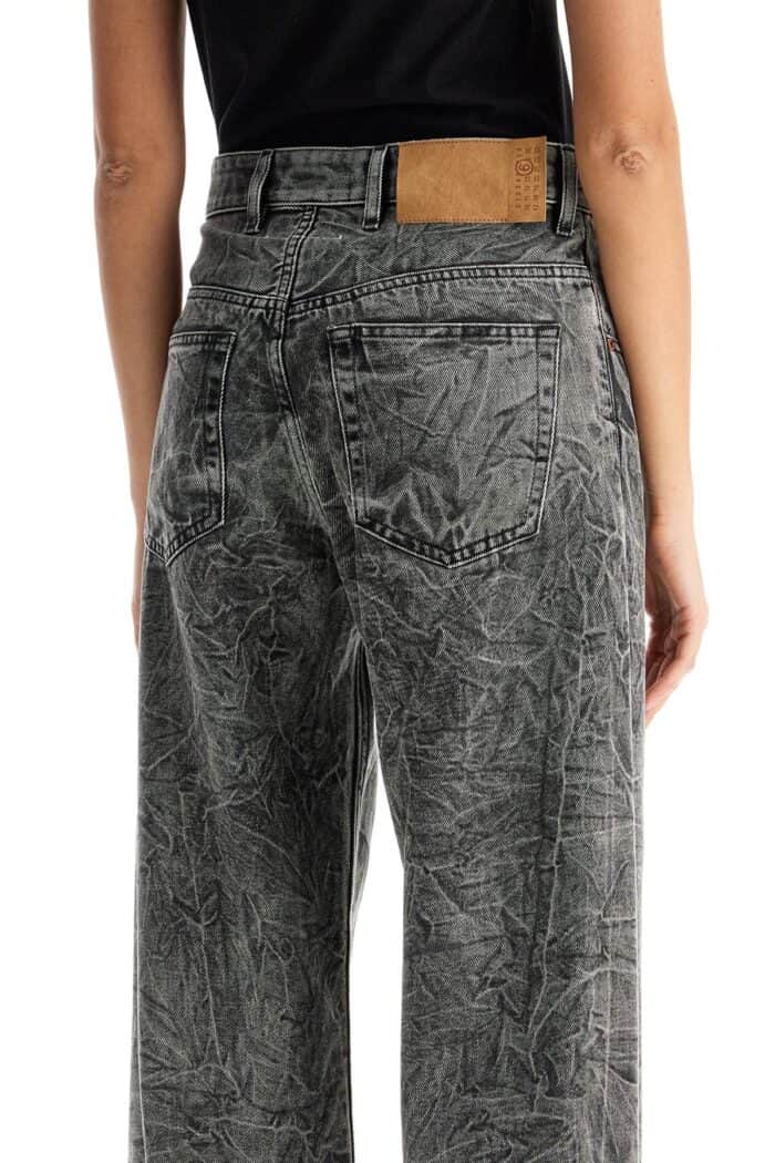 MM6 MAISON MARGIELA Wrinkled Effect Jeans