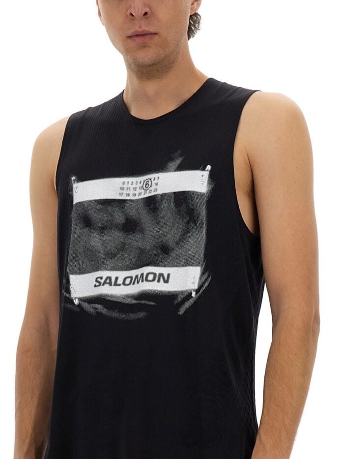 MM6 MAISON MARGIELA X SALOMON TANK TOP WITH PRINT