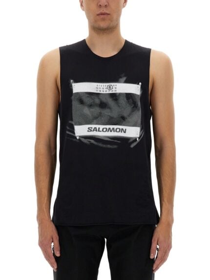 MM6 MAISON MARGIELA X SALOMON TANK TOP WITH PRINT