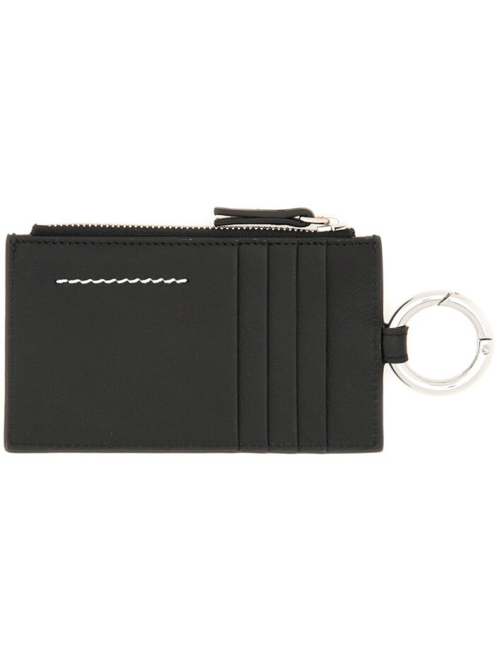MM6 MAISON MARGIELA ZIPPERED CARD HOLDER
