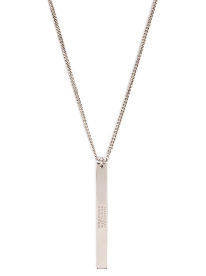 mm6 maison margiela mm6 'numeric bar' necklace MM6 MAISON MARGIELA MM6 'Numeric Bar' Necklace