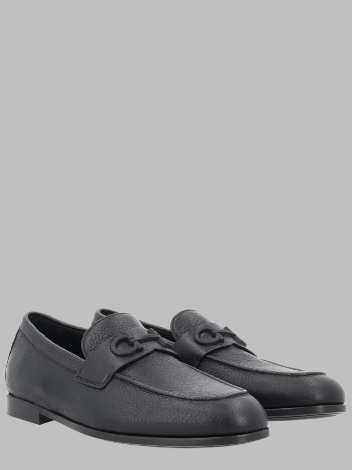Ferragamo Mocassino Con Fibbia "Gancini"