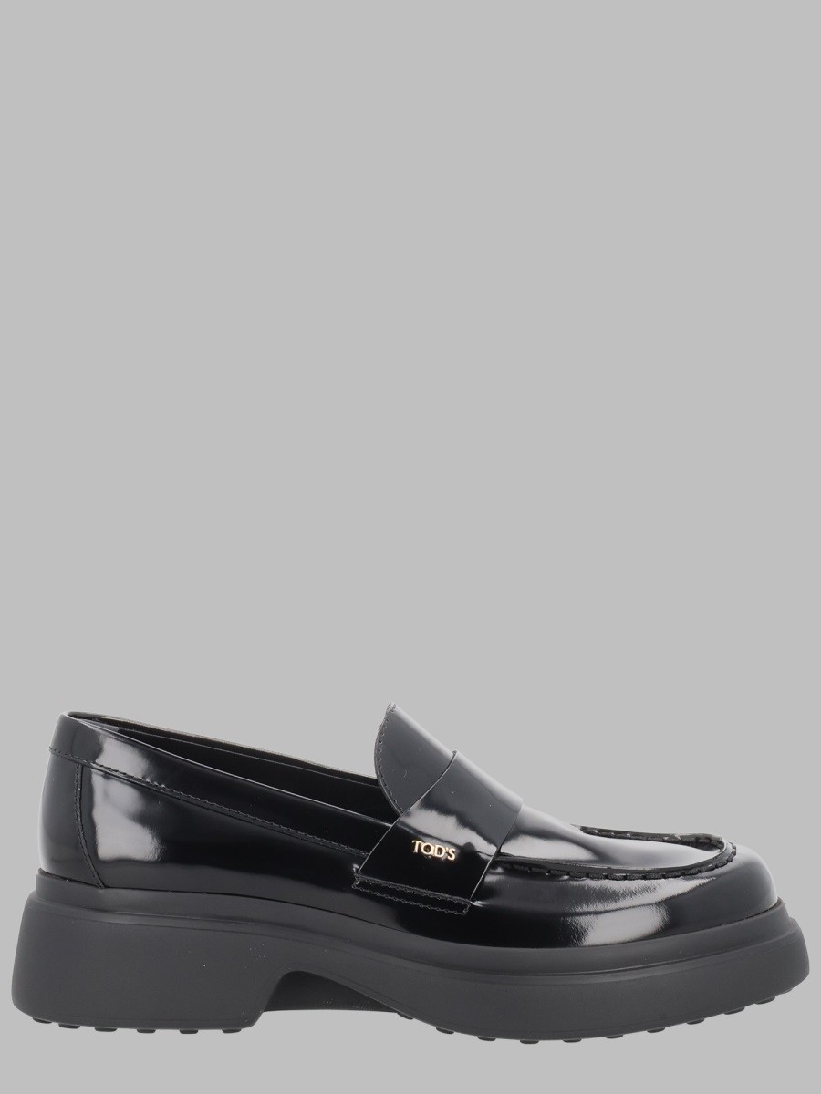 TOD'S MOCASSINO IN PELLE SPAZZOLATA