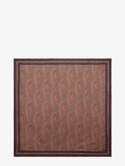 Etro Modal And Cashmere Shawl With Paisley Pattern