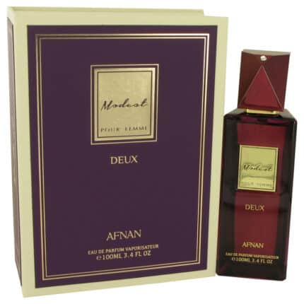 Modest Pour Femme Deux By Afnan - Eau De Parfum Spray 3.4 Oz