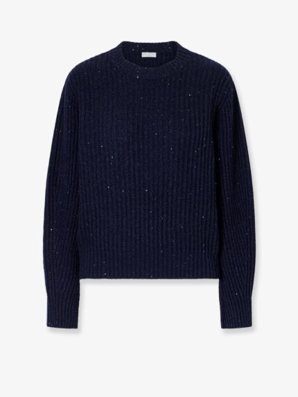 Brunello Cucinelli Mohair Blend Sweater With Sequins