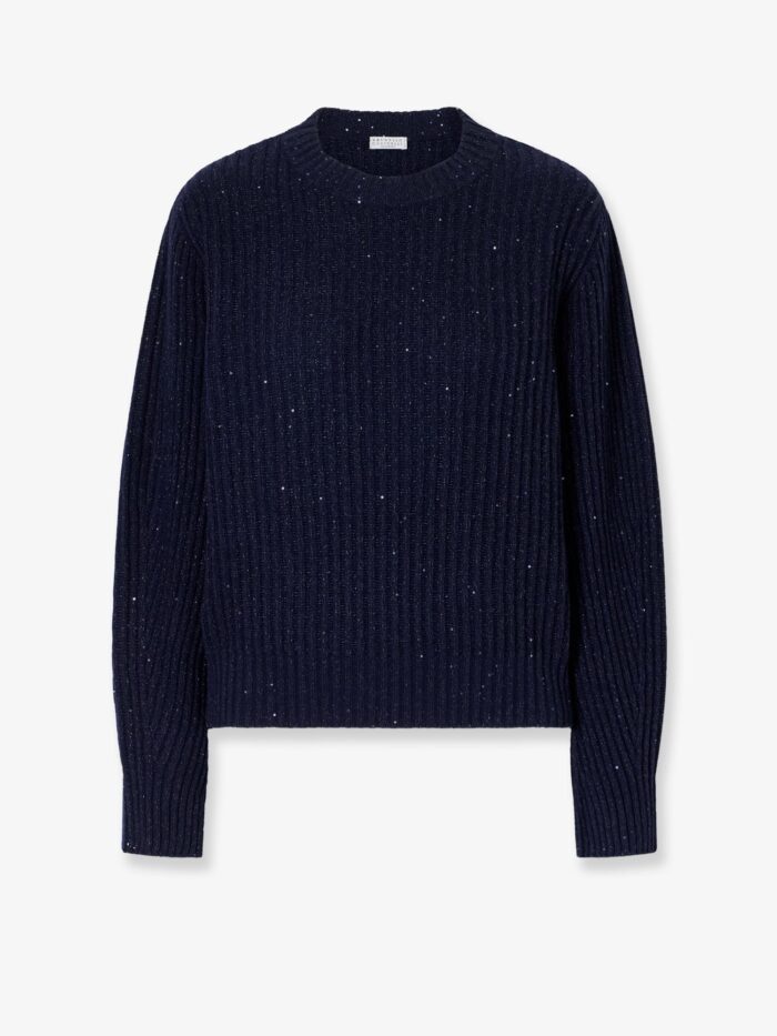 Brunello Cucinelli Mohair Blend Sweater With Sequins