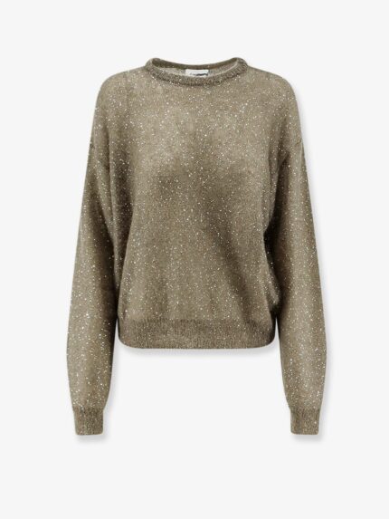 NUDE Mohair Blend Sweater With Sequins