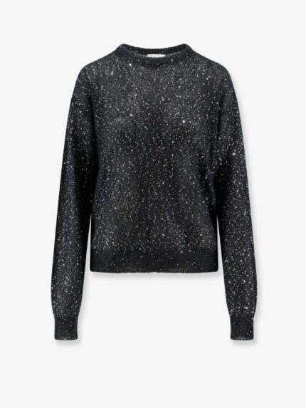 NUDE Mohair Blend Sweater With Sequins