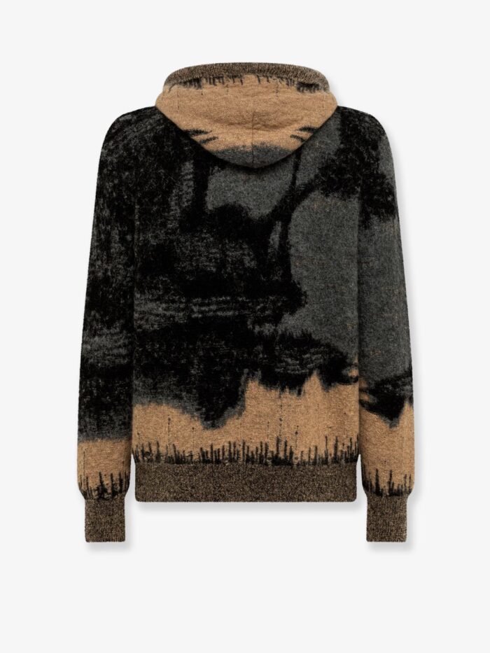 Laneus Mohair Jacquard Hoodie