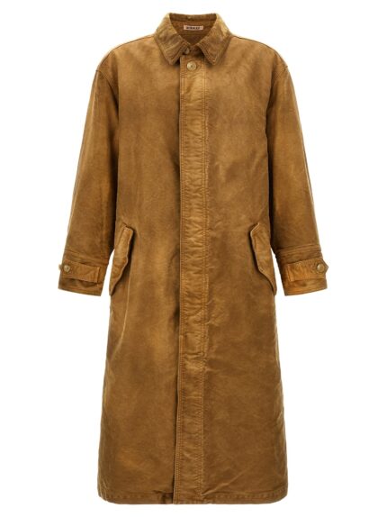 AURALEE Moleskin Cotton Coat