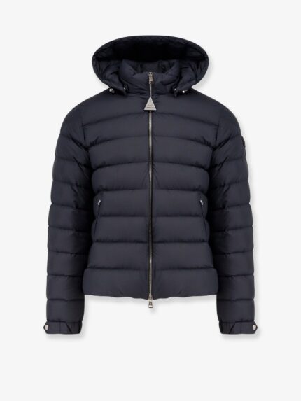 Moncler Arneb Down Jacket With Ton-sur-ton Logo Patch