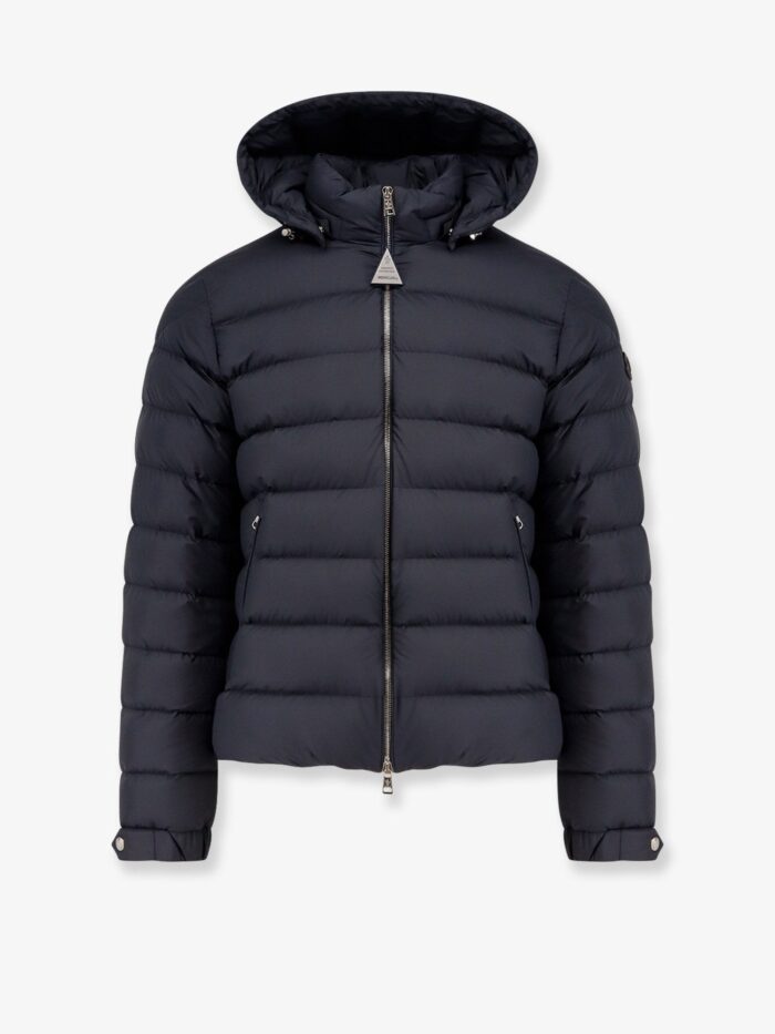 Moncler Arneb Down Jacket With Ton-sur-ton Logo Patch