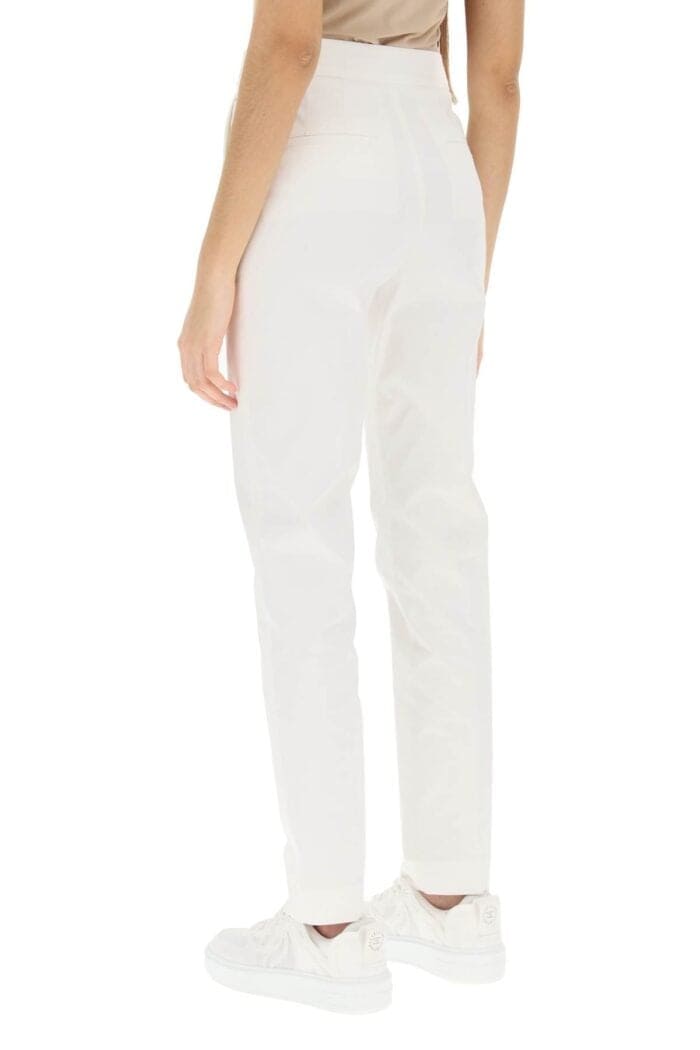 Moncler Basic Cotton Cigarette Pants