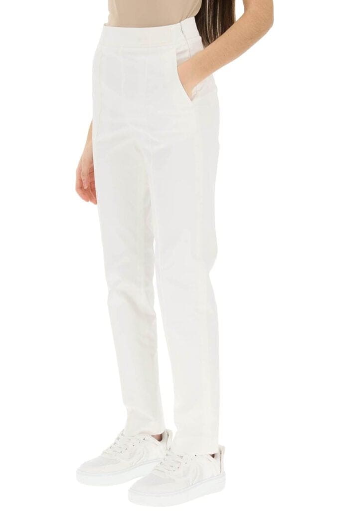 Moncler Basic Cotton Cigarette Pants