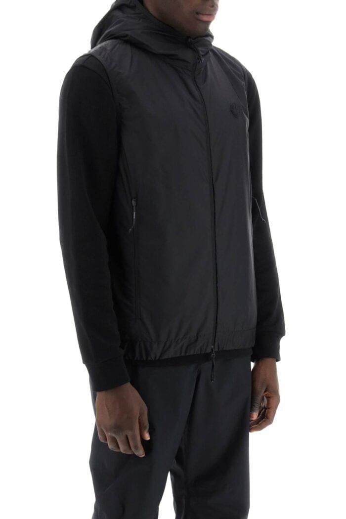 Moncler Basic Vallese Sleeveless Jacket With