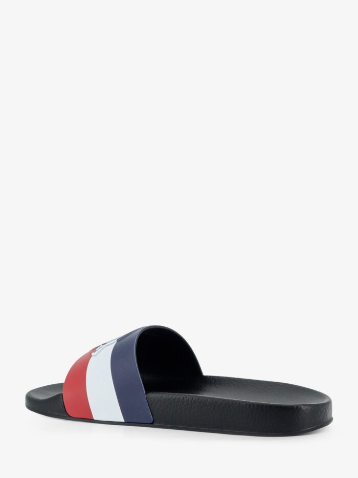 Moncler Basile Rubber Sandals With Front Logo Patch