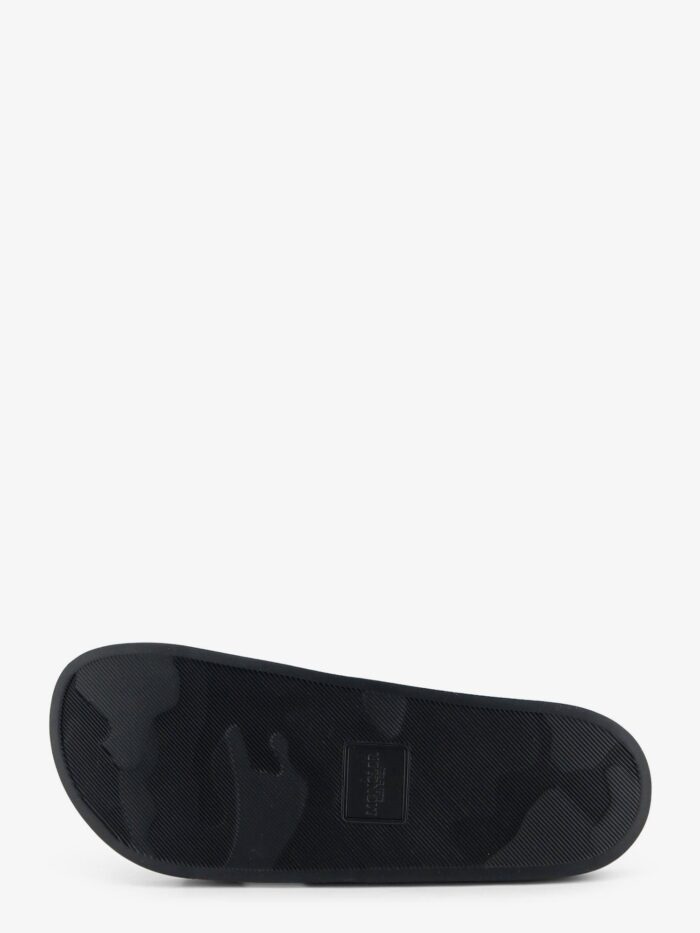 Moncler Basile Rubber Sandals With Front Logo Patch