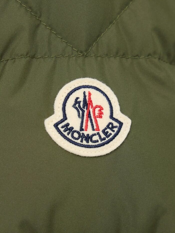 Moncler Baudinet Down Jacket With Logo Patch
