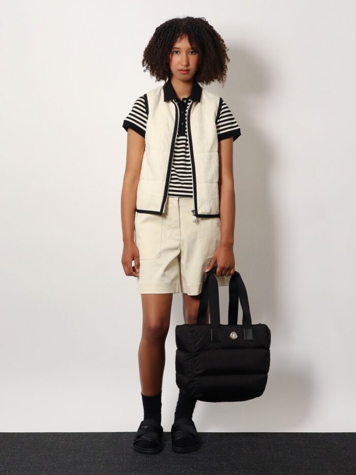 Moncler Caradoc Padded Nylon Shoulder Bag With Logo Patch