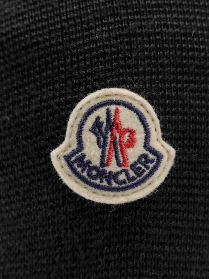 Moncler Cardigan Tricot Padded Wool Blend And Nylon Cardigan