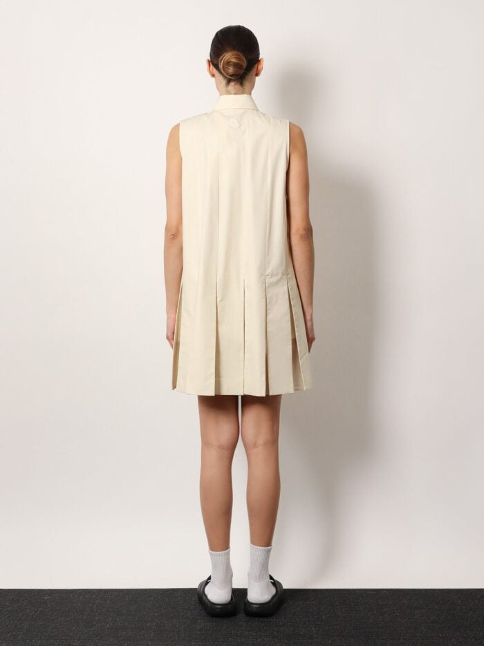 Moncler Cotton And Silk Mini Chemisier Dress