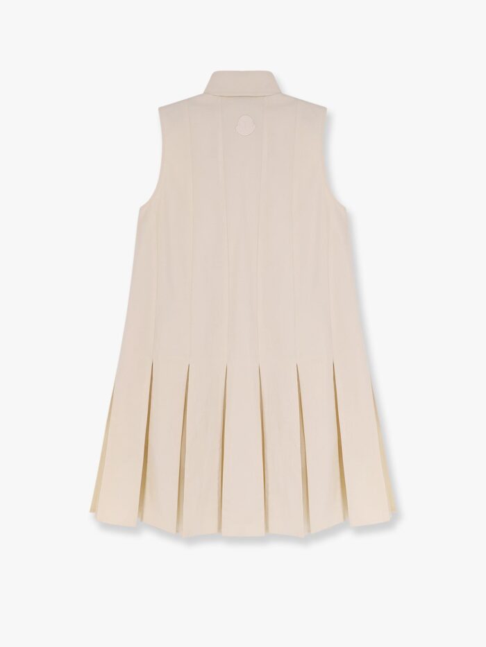 Moncler Cotton And Silk Mini Chemisier Dress