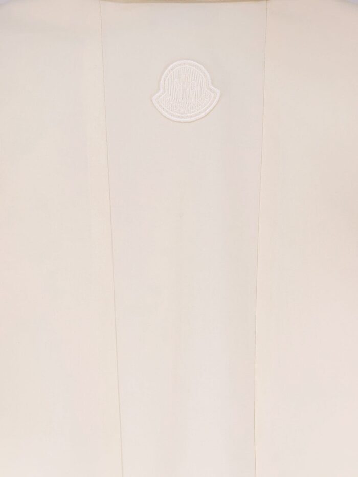 Moncler Cotton And Silk Mini Chemisier Dress