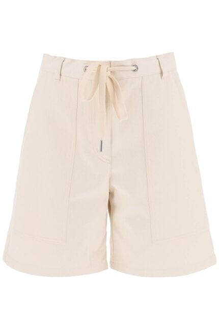 MONCLER Cotton Drill Shorts