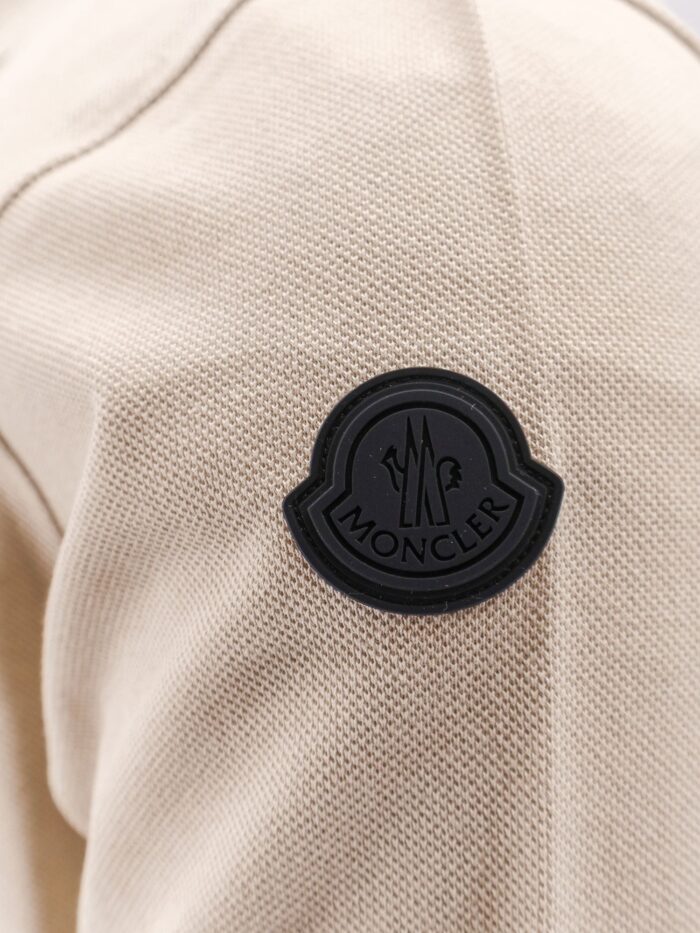 Moncler Cotton Polo Shirt With Logo