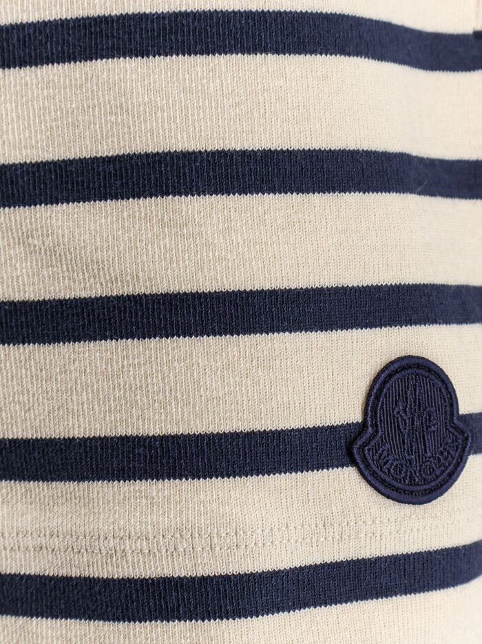 Moncler Cotton Shorts With Striped Pattern