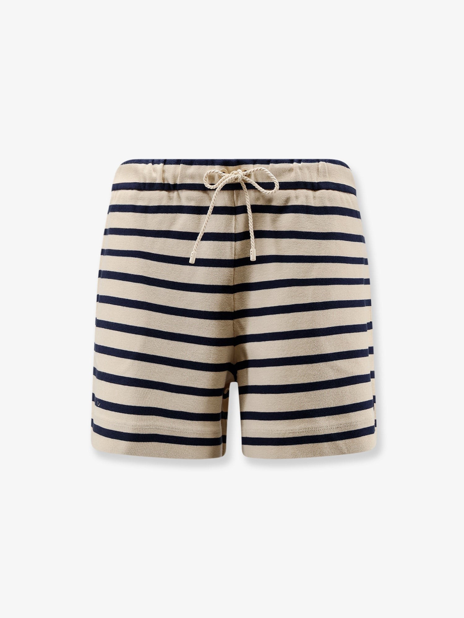 Moncler Cotton Shorts With Striped Pattern