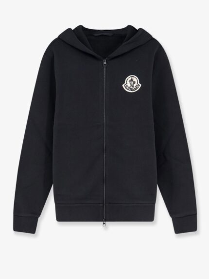 Moncler Cotton Sweatshirt With Logo Patch