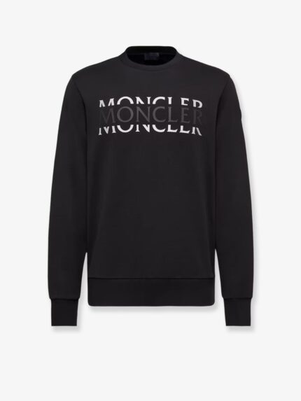 Moncler Cotton Sweatshirt With Logo Print