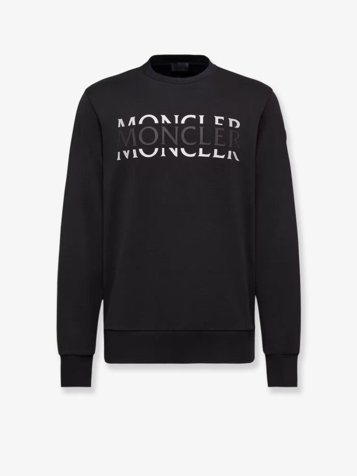 Moncler Cotton Sweatshirt With Logo Print